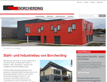 Tablet Screenshot of borcherding-bau.de